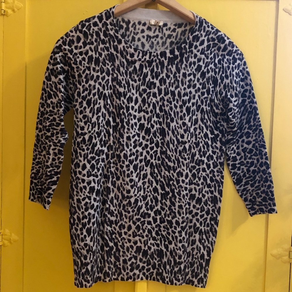 JCrew Leopard Sweater